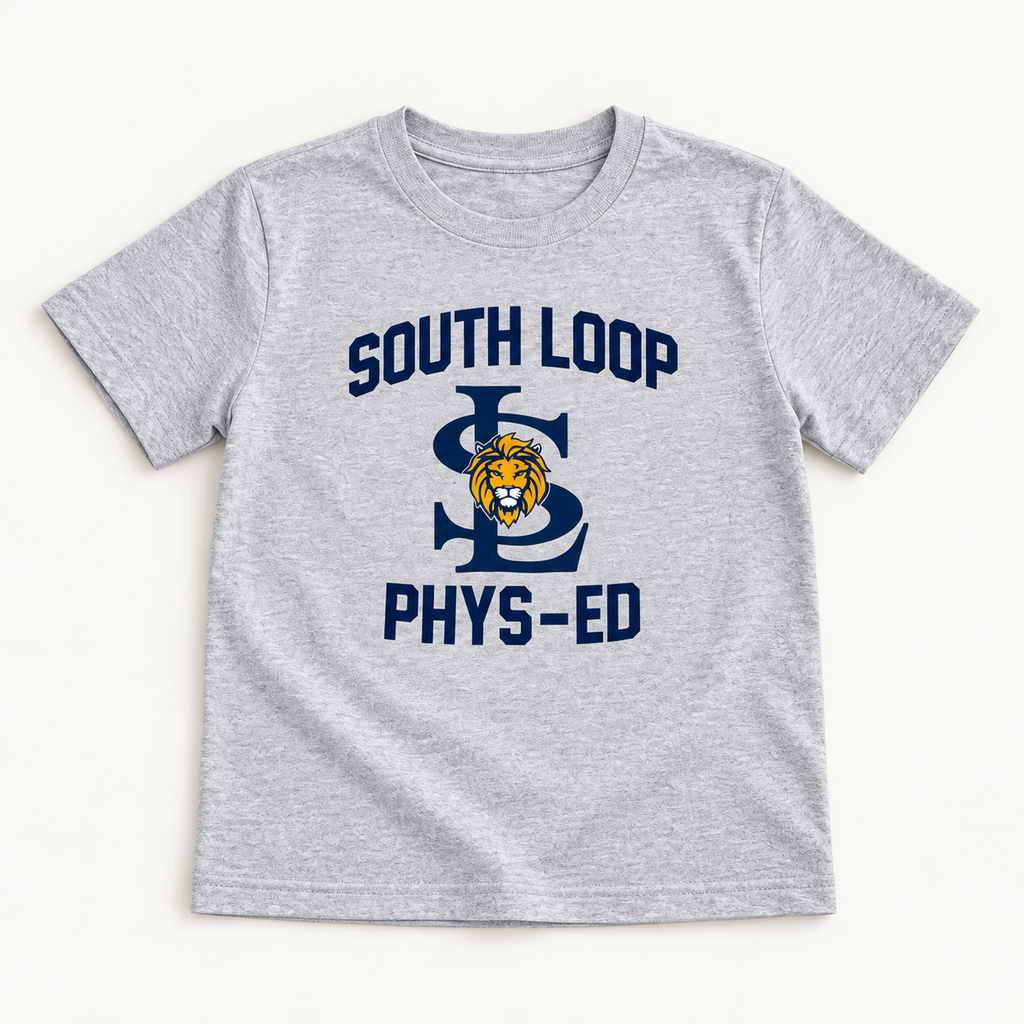 South Loop PE T-Shirt — Youth — front flat-lay view